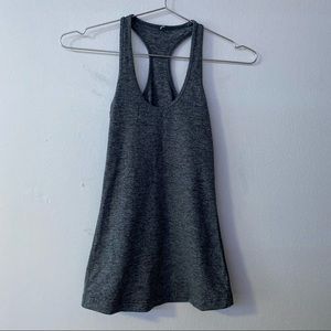 Lululemon gray racerback workout athletic tank top